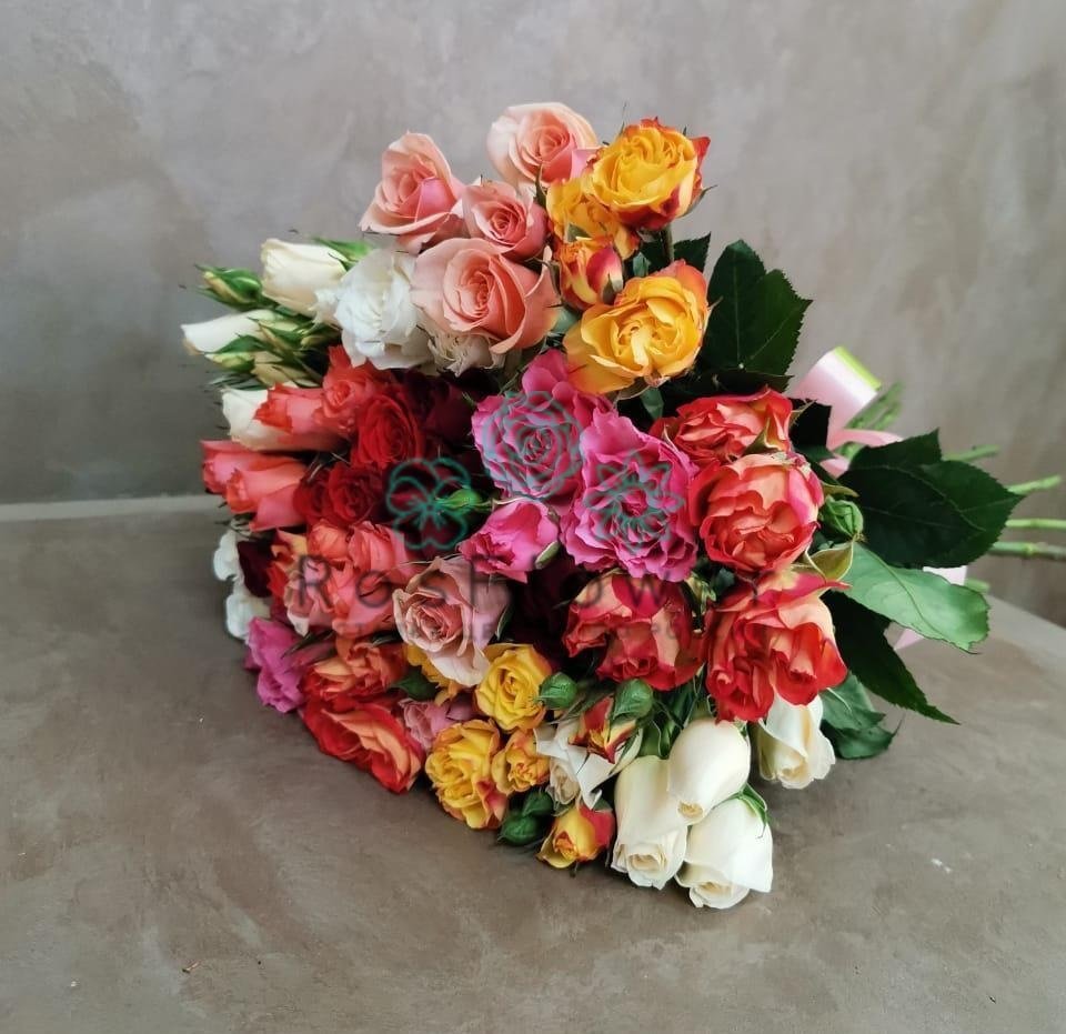 Букет цветов из: Розы в Павлова