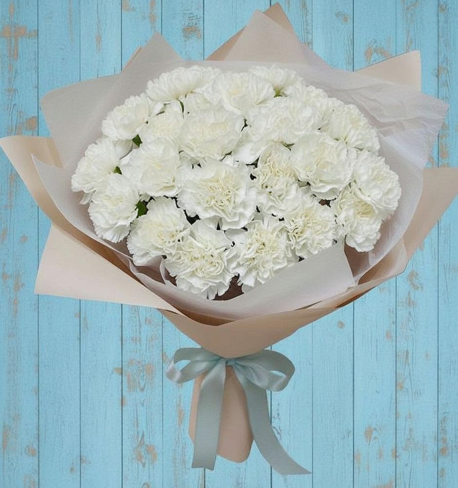 Букет цветов из: Гвоздики в Павлова