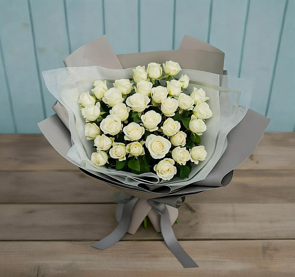 Букет Белоснежная нежность в Павлова