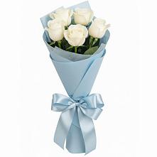 Букет 5 Белых роз Проуд #REPLACE_PRED# Павлова