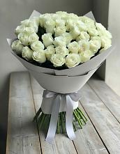Букет 35 Белых роз в Павлова