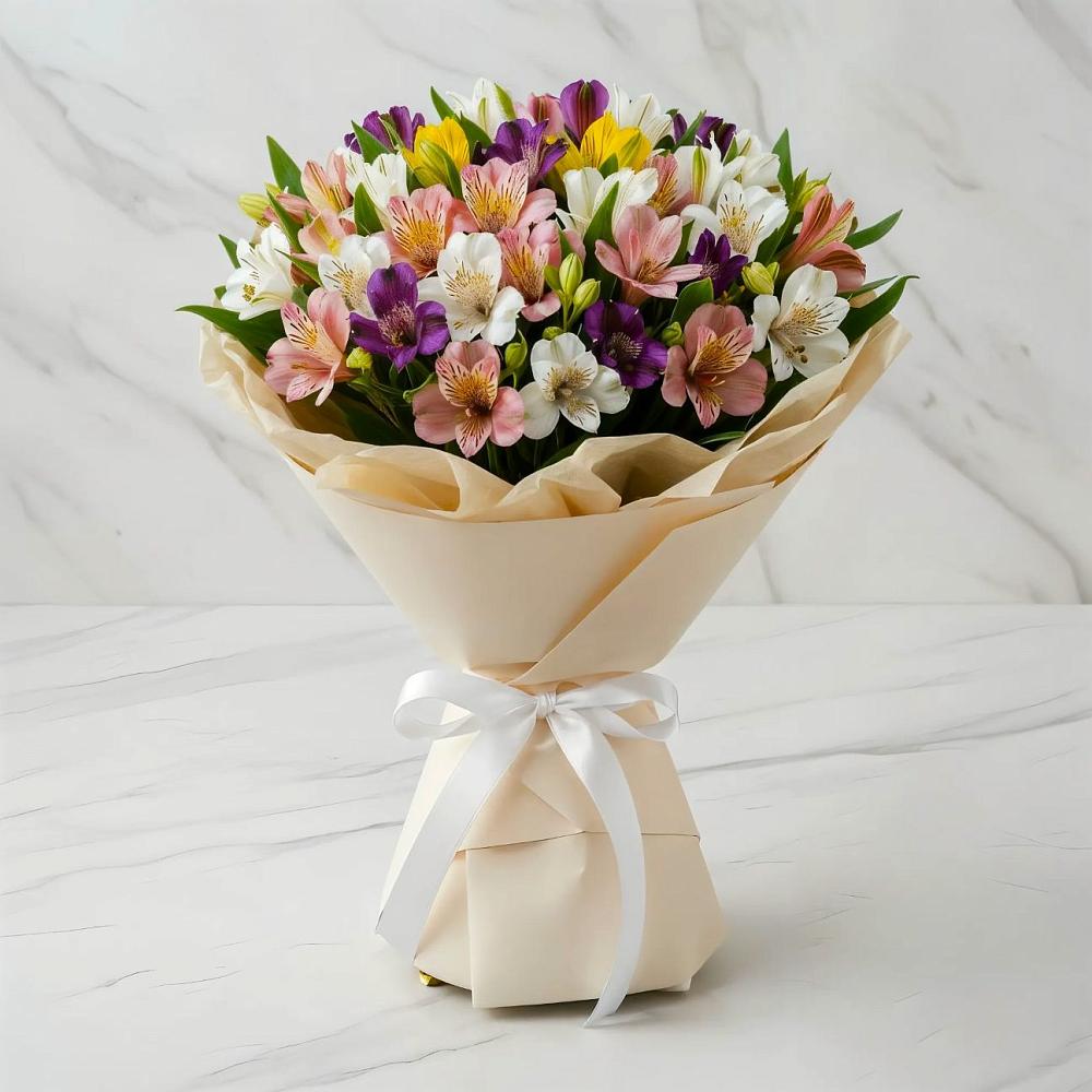 Букет цветов из: Альстромерии в Павлова