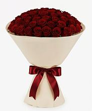 Букет 101 Бордовая роза Блэк Бакарра в Павлова