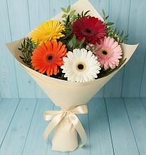 Букет цветов из:  Герберы в Павлова