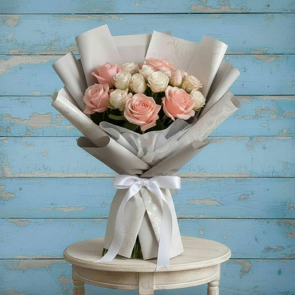 Букет цветов из: Розы в Павлова