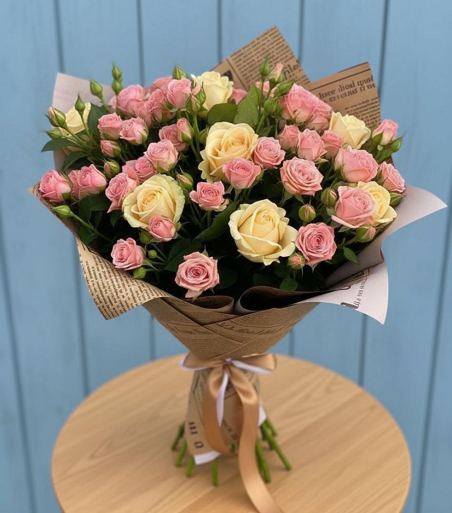 Букет цветов из: Розы в Павлова