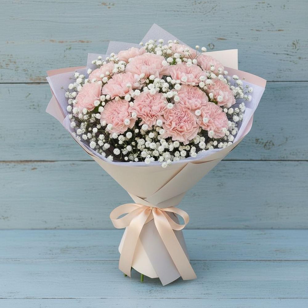 Букет цветов из: Гвоздики в Павлова