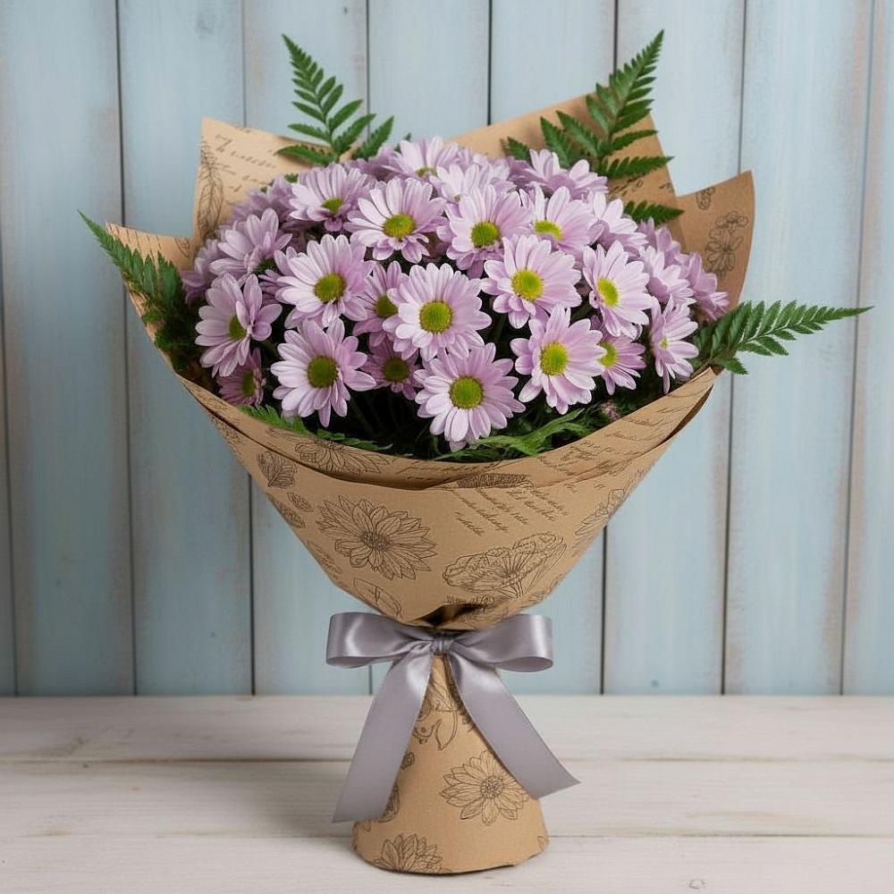 Букет цветов из: Хризантемы в Павлова
