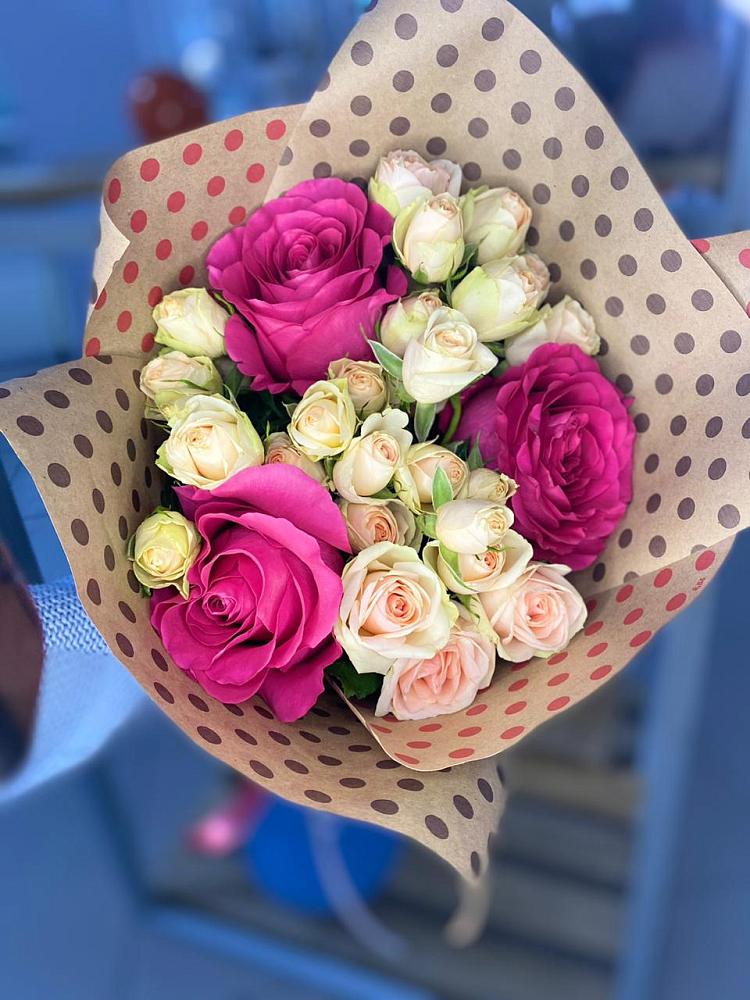 Букет цветов из: Розы в Павлова