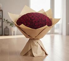 Букет 101 Красная роза в Павлова