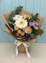 Букет цветов из:  Герберы и Хризантемы в Павлова