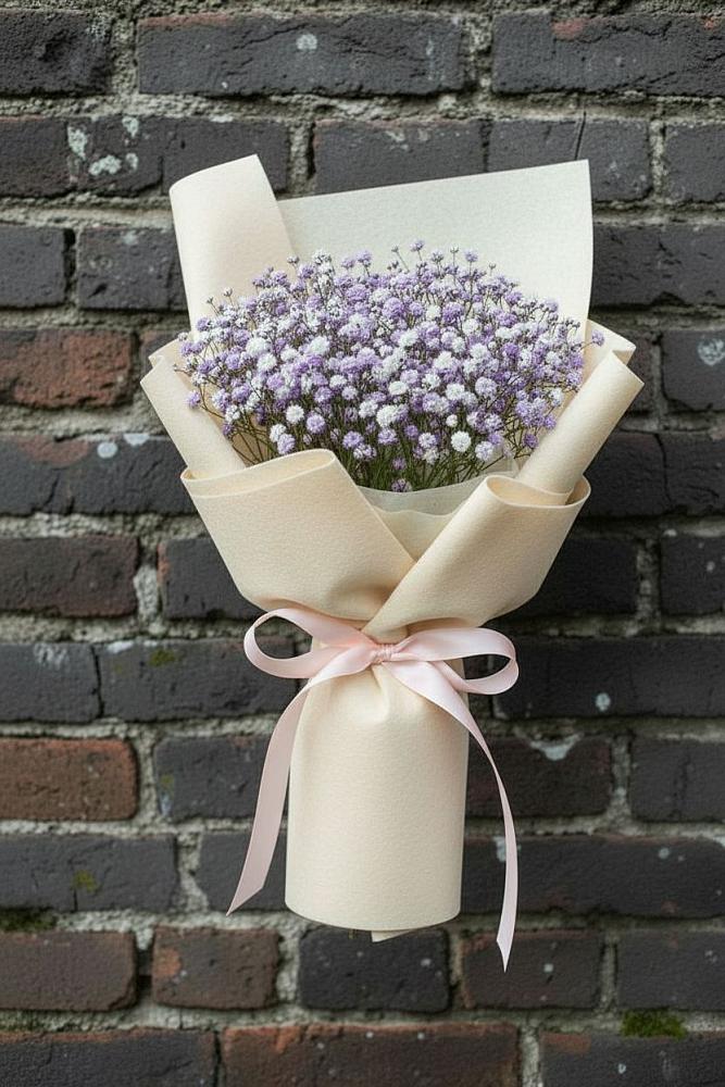 Букет цветов из: Гипсофила в Павлова