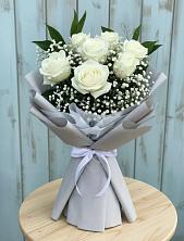 Букет цветов из:  Розы в Павлова