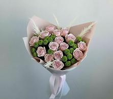 Букет цветов из:  Розы и Хризантемы #REPLACE_PRED# Павлова