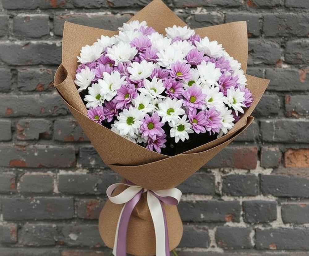 Букет цветов из: Хризантемы в Павлова