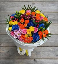 Букет цветов из:  Розы и Хризантемы в Павлова