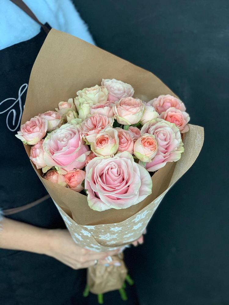 Букет цветов из: Хризантемы и Розы в Павлова