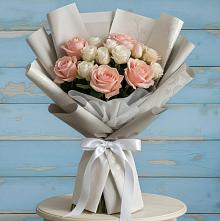 Букет цветов из:  Розы #REPLACE_PRED# Павлова