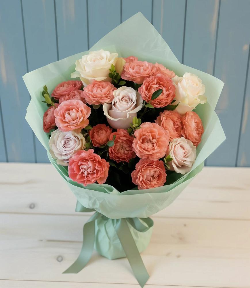 Букет цветов из: Розы в Павлова