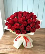 Букет 29 Красных роз в Павлова
