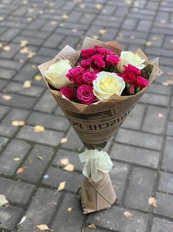 Букет цветов из: Розы в Павлова