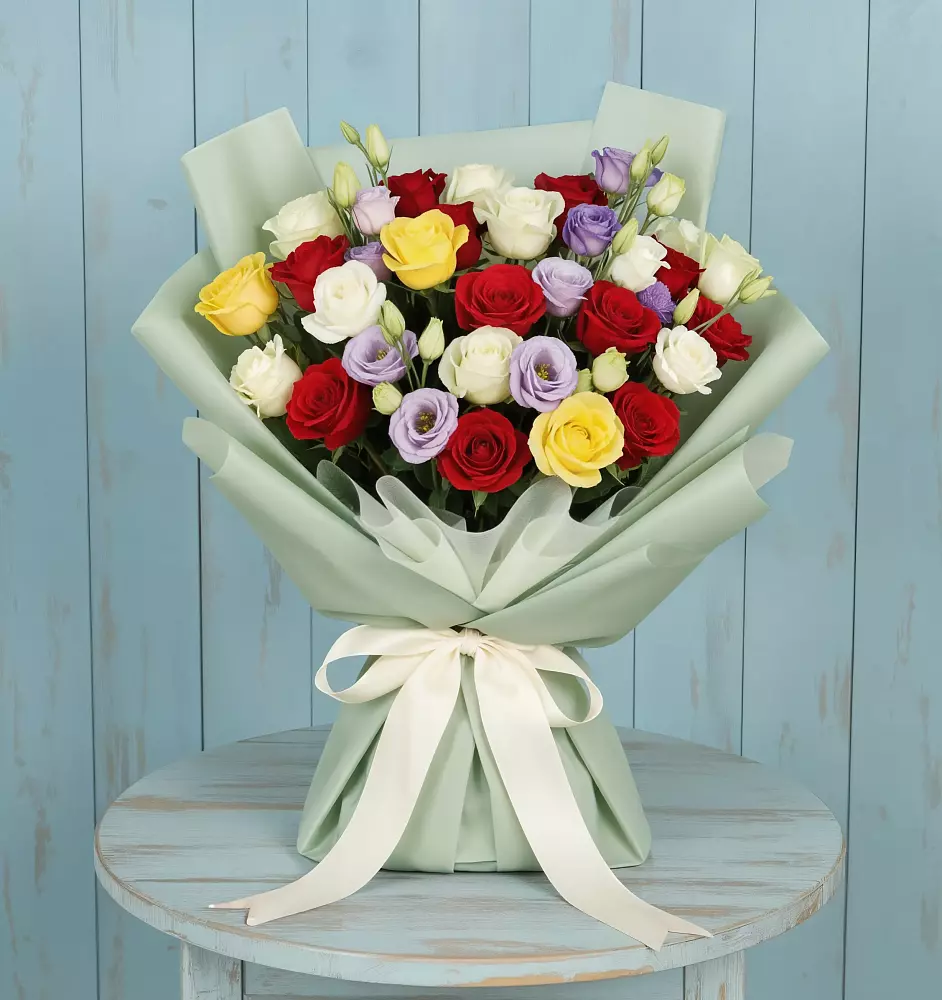 Букет цветов из: Розы в Павлова