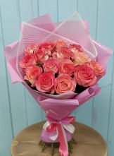 Букет 15 Розовых роз Равель #REPLACE_PRED# Павлова