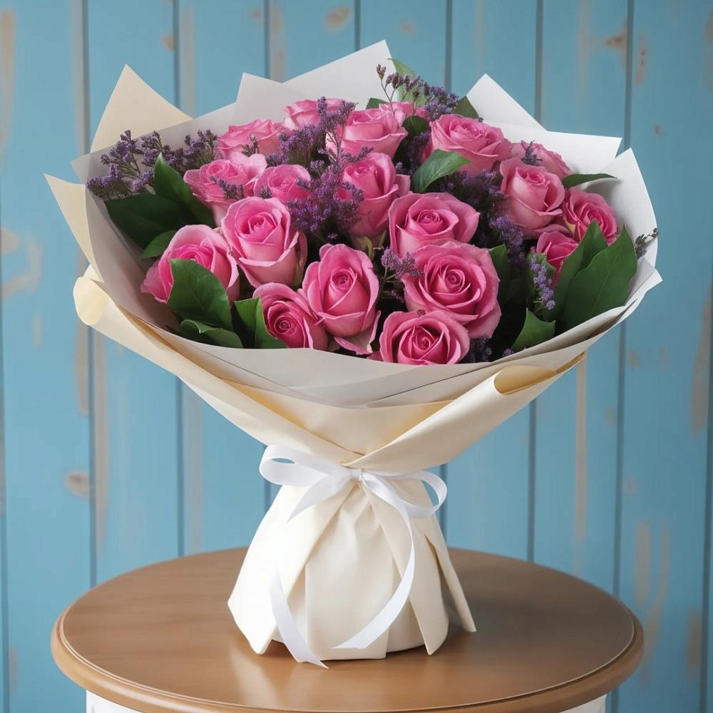 Букет цветов из: Розы в Павлова