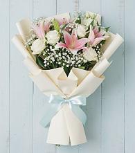 Букет цветов из:  Лилии в Павлова