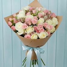 Букет цветов из:  Розы в Павлова