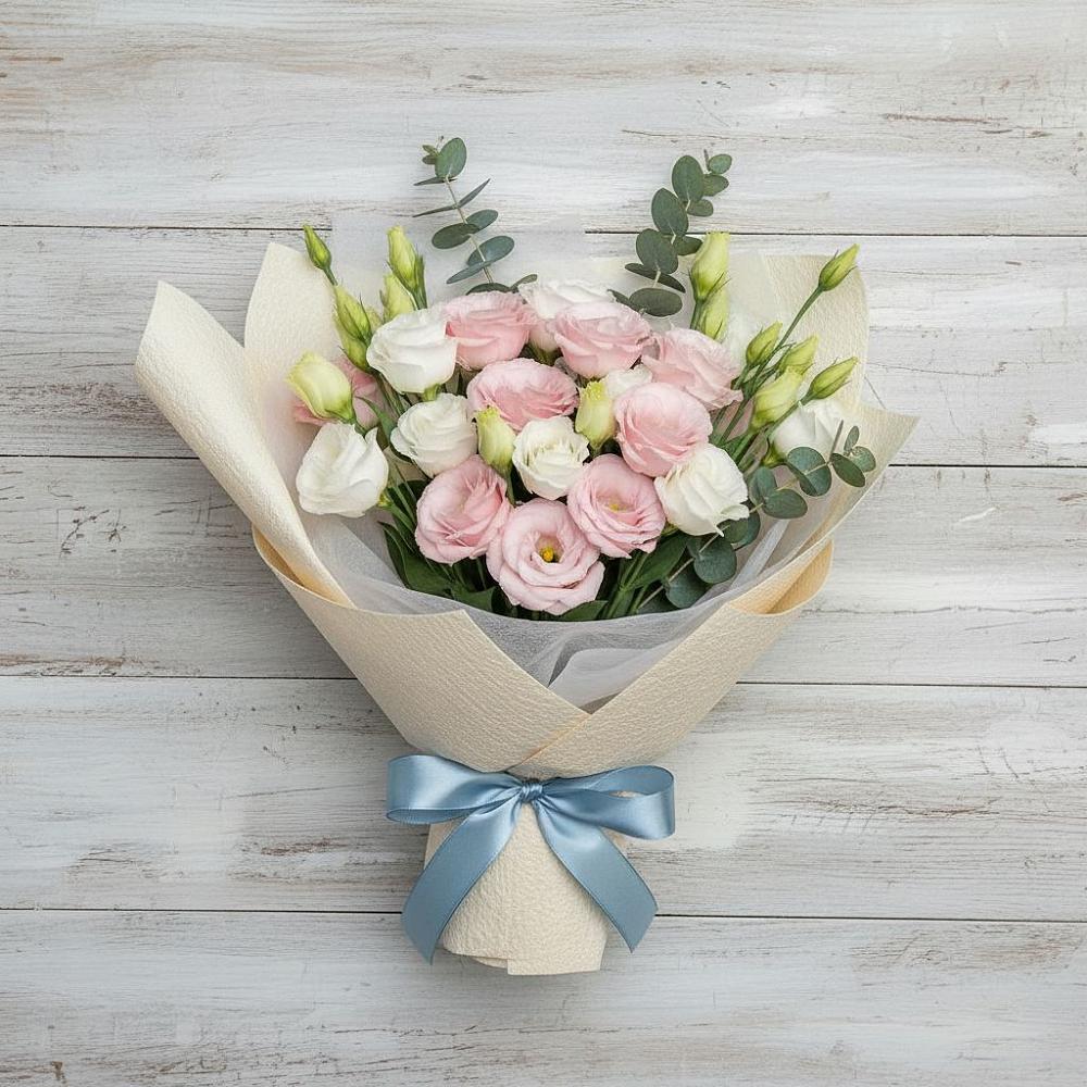 Букет цветов из: Лизиантусы в Павлова